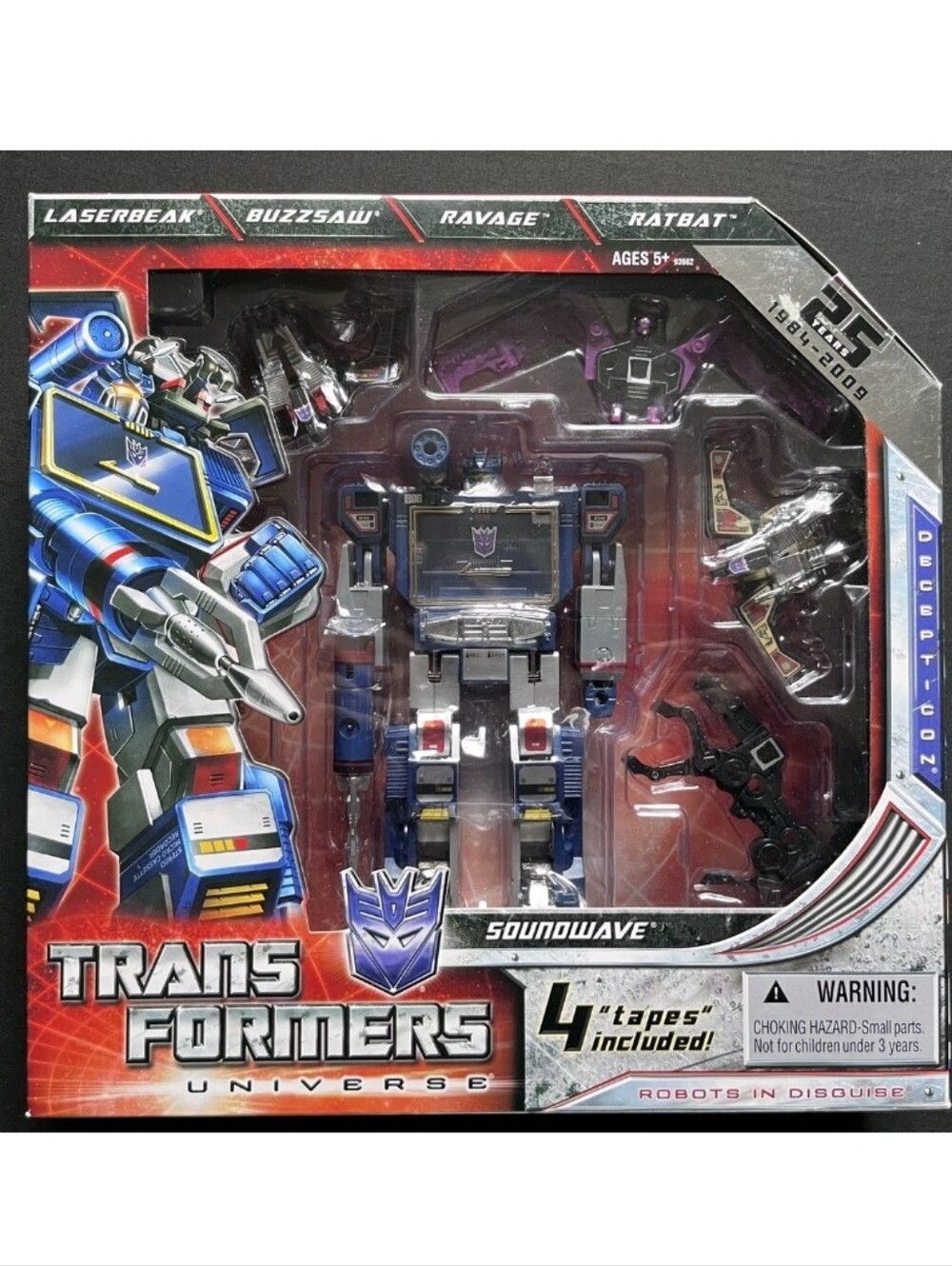 2009 Comic Con Transformers Soundwave - SDCC - Exclusive - NIB